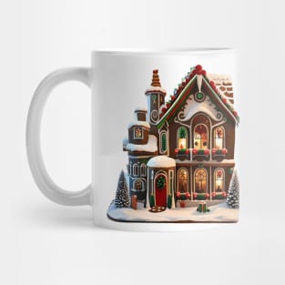 Christmas Gingerbread House for Winter Holiday Season Mug